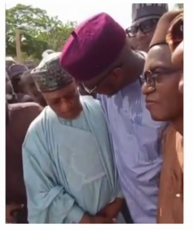 Nasir El-Rufai?s son Bashir mocks Governor Uba Sani of Kaduna state after his father was ?forced? to shake hands with him at his mother?s funeral prayers
